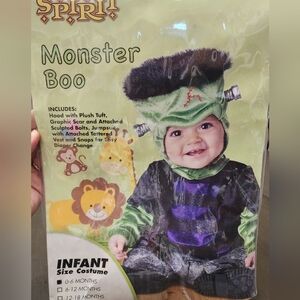 Spirit Halloween Monster Boo Infant Costume Size 0-6 Months